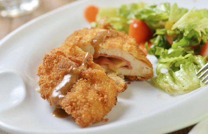 Kotlet de volaille z air fryera